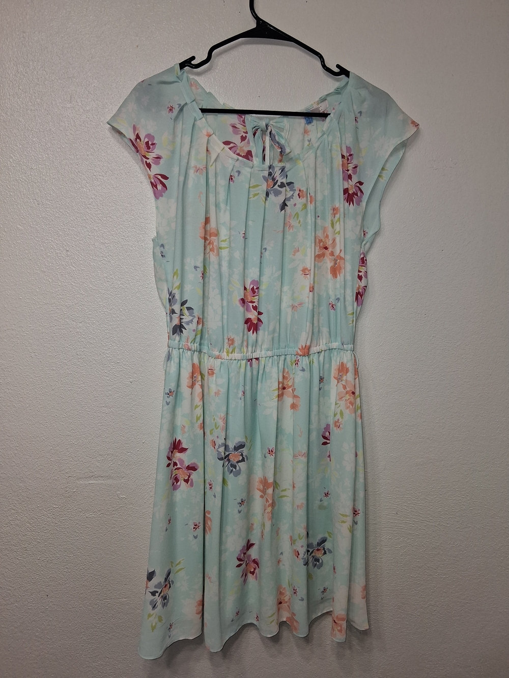 Womens LC Lauren Conrad Mint Floral Sundress Size Large